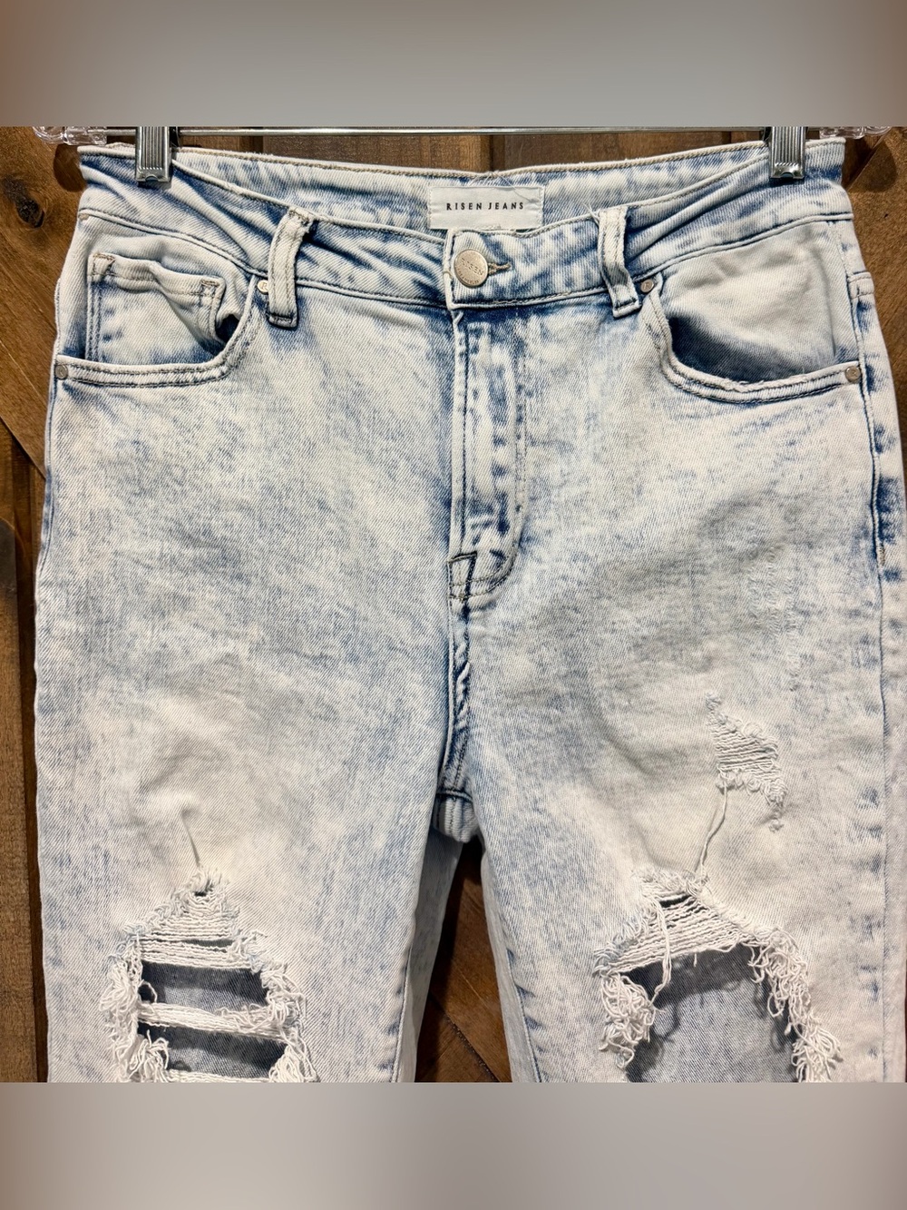 Risen - Avril Flared Vintage Light Wash Jeans - Picture 5 of 16